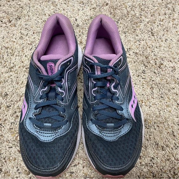 Saucony Cohesion 12  sneakers womens size 7 blue purple - Picture 2 of 11